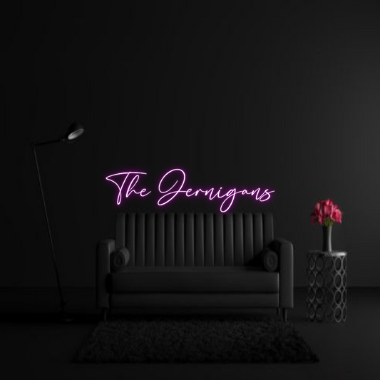 CREATE YOUR OWN WEDDING NEON SIGN The Jernigans