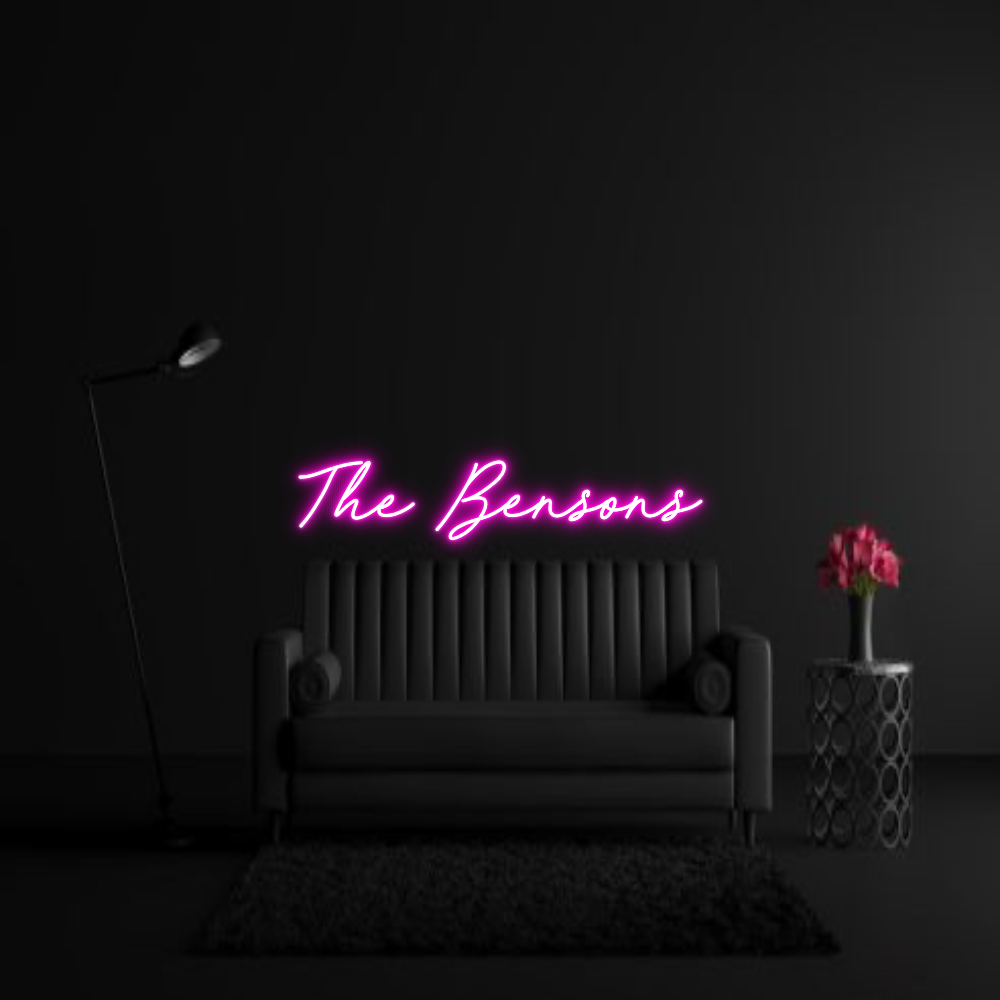 CREATE YOUR OWN WEDDING NEON SIGN The Bensons