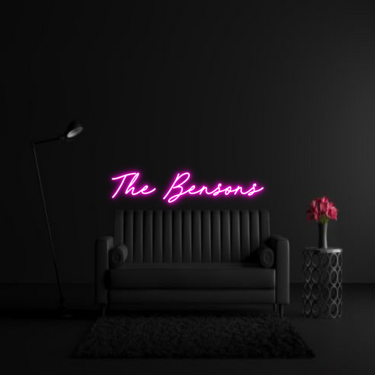 CREATE YOUR OWN WEDDING NEON SIGN The Bensons