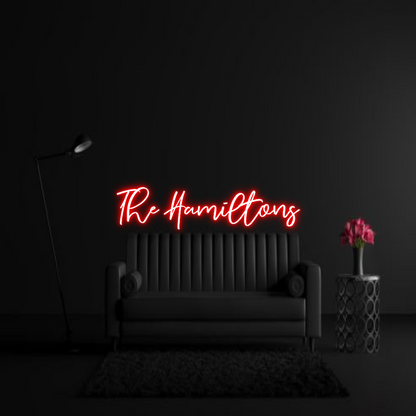 CREATE YOUR OWN WEDDING NEON SIGN The Hamiltons