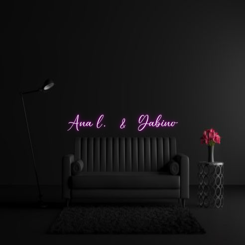 CREATE YOUR OWN WEDDING NEON SIGN Ana l.   &   ...