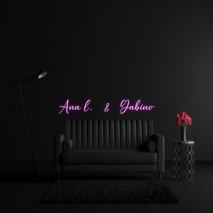 CREATE YOUR OWN WEDDING NEON SIGN Ana l.   &   ...