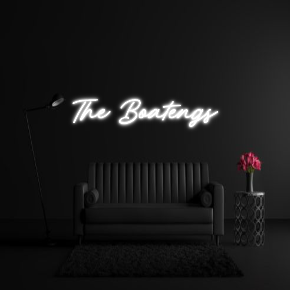 CREATE YOUR OWN WEDDING NEON SIGN The Boatengs