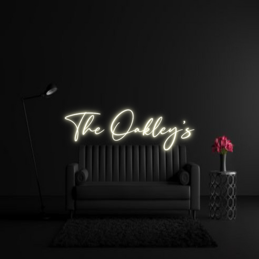CREATE YOUR OWN WEDDING NEON SIGN The Oakley’s