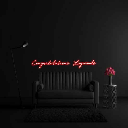 CREATE YOUR OWN WEDDING NEON SIGN Congratulatio...