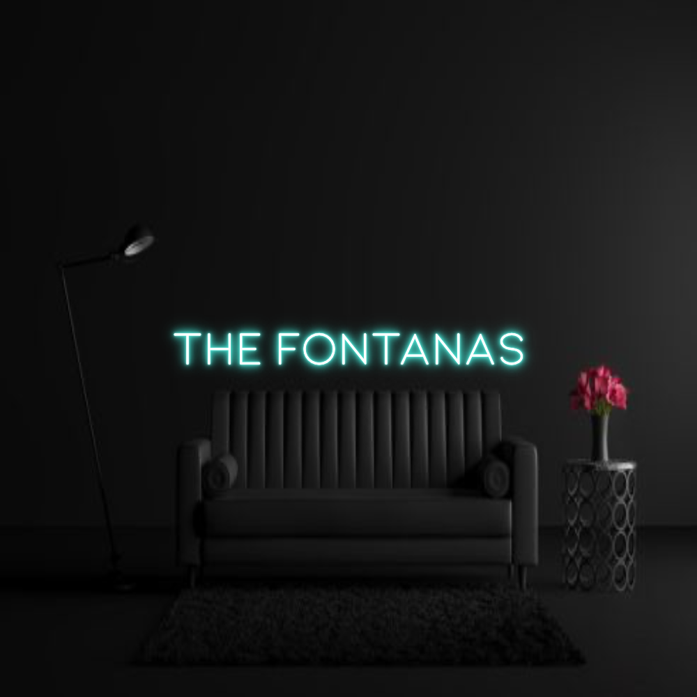 CREATE YOUR OWN WEDDING NEON SIGN The Fontanas