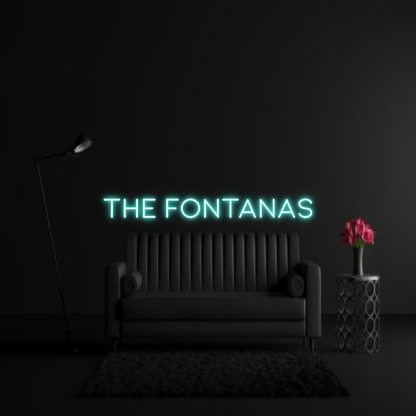 CREATE YOUR OWN WEDDING NEON SIGN The Fontanas