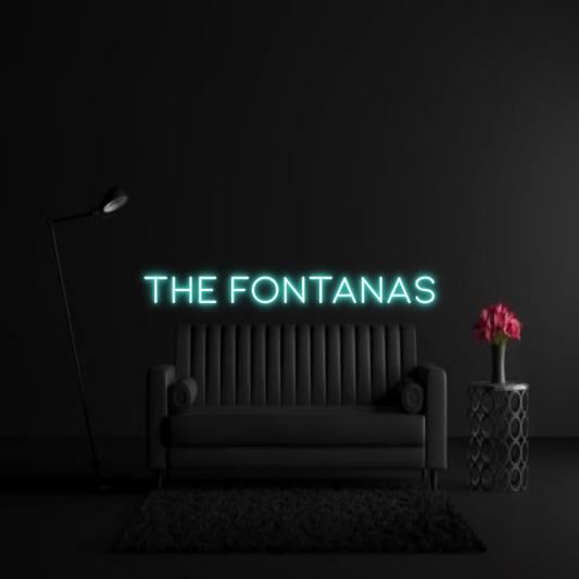 CREATE YOUR OWN WEDDING NEON SIGN The Fontanas