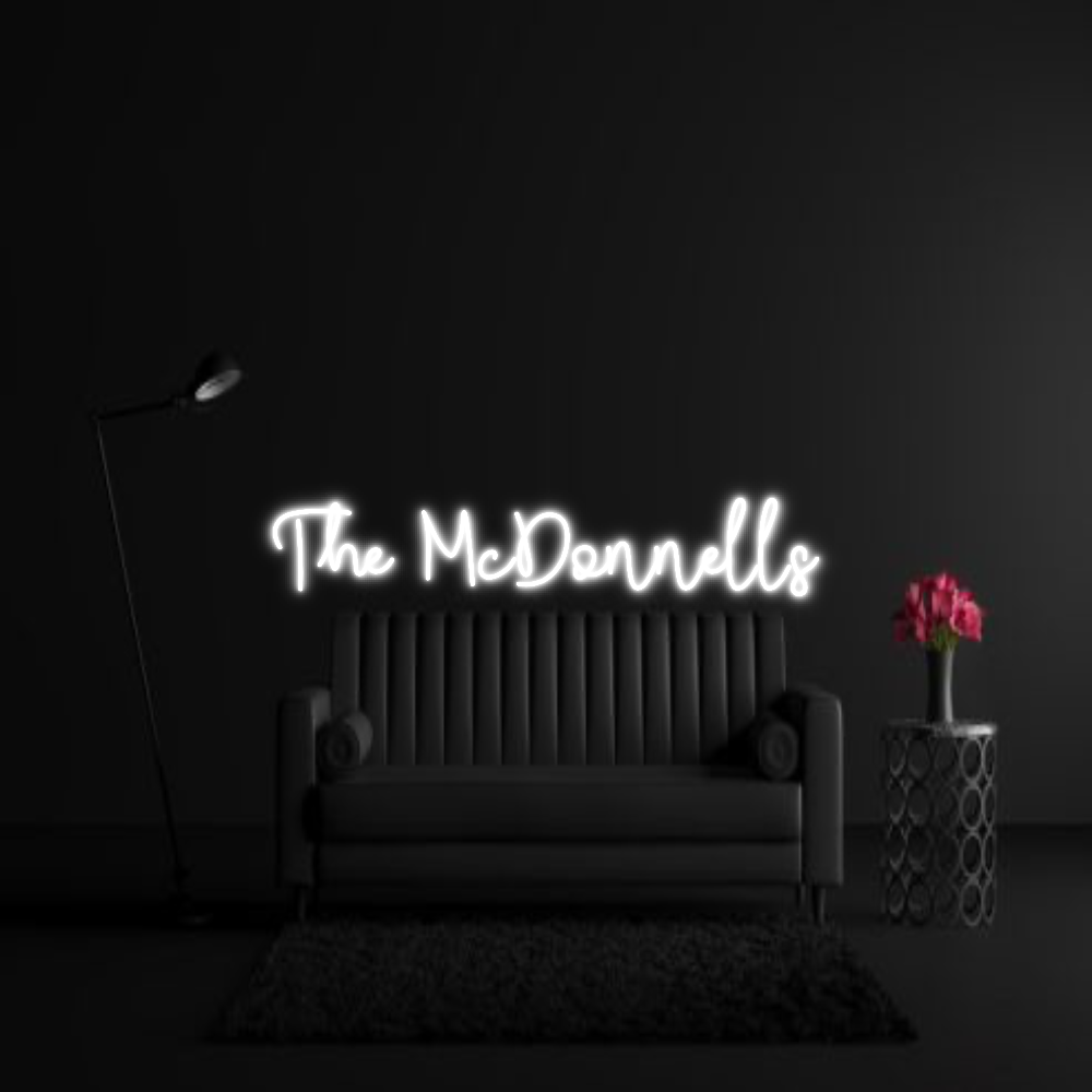 CREATE YOUR OWN WEDDING NEON SIGN The McDonnells