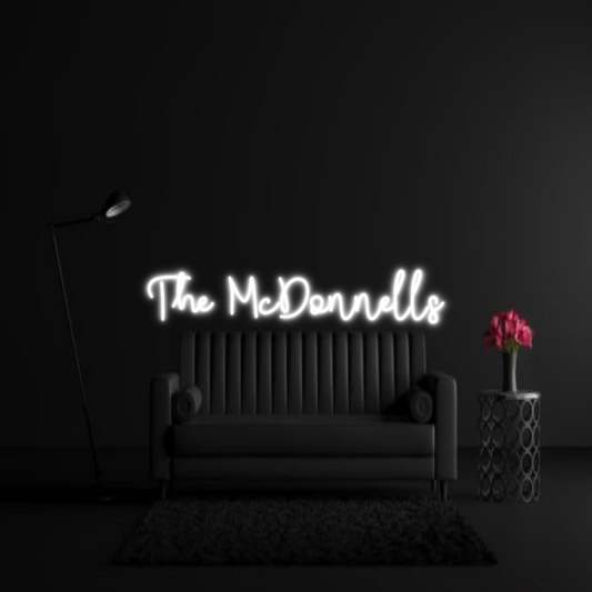 CREATE YOUR OWN WEDDING NEON SIGN The McDonnells