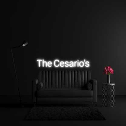 CREATE YOUR OWN WEDDING NEON SIGN The Cesario’s
