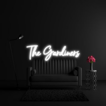 CREATE YOUR OWN WEDDING NEON SIGN The Gardiners