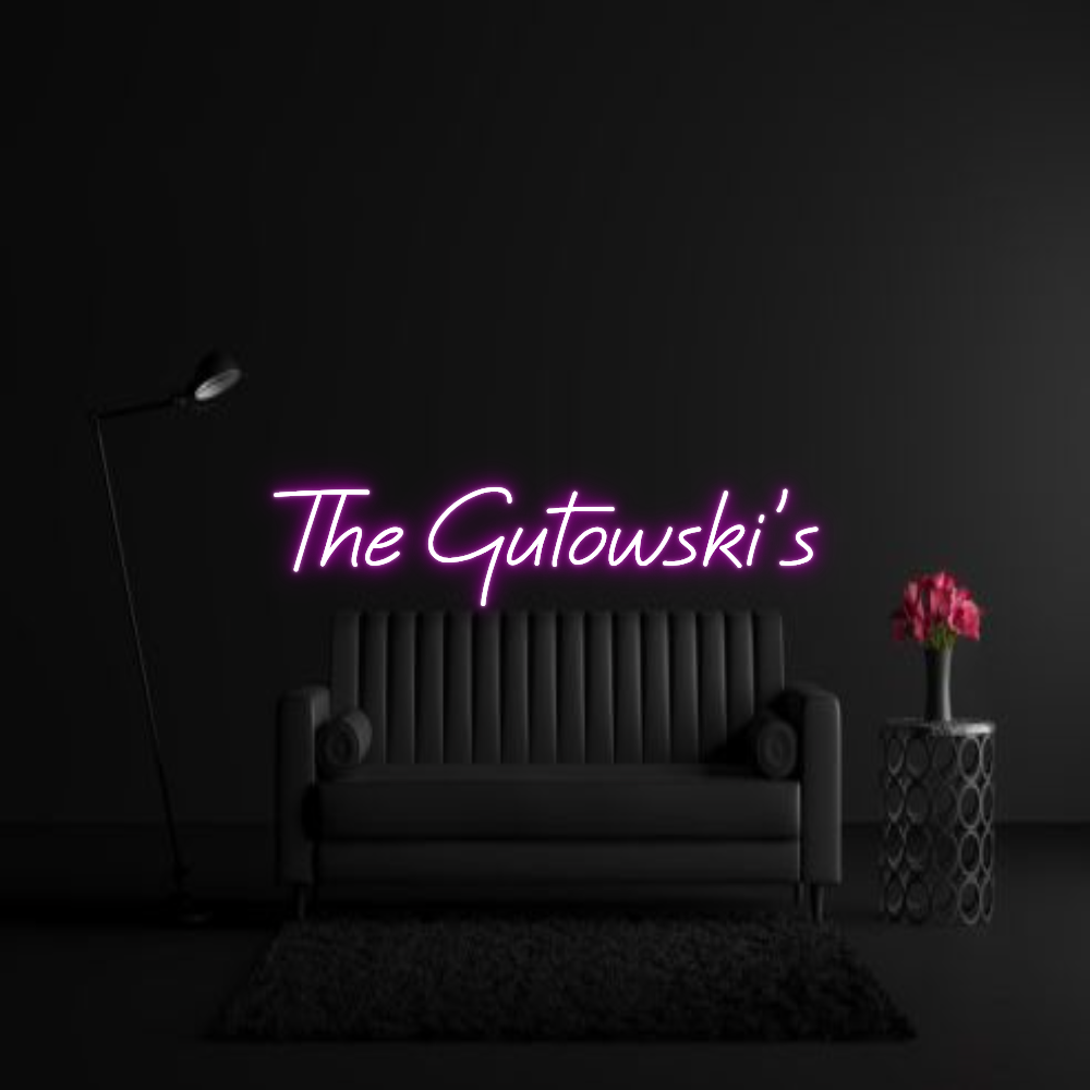CREATE YOUR OWN WEDDING NEON SIGN The Gutowski's