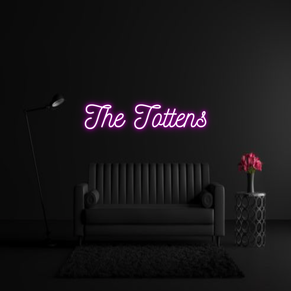 CREATE YOUR OWN WEDDING NEON SIGN The Tottens