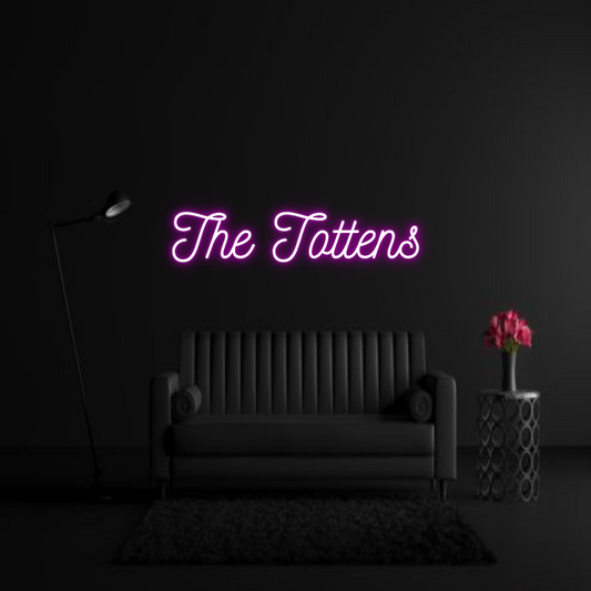 CREATE YOUR OWN WEDDING NEON SIGN The Tottens