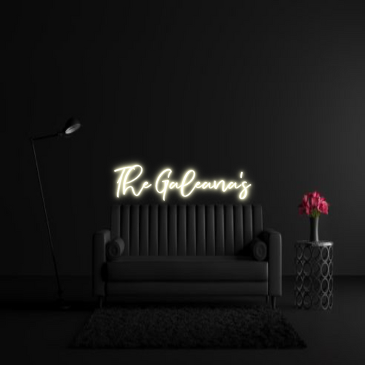 CREATE YOUR OWN WEDDING NEON SIGN The Galeana’s