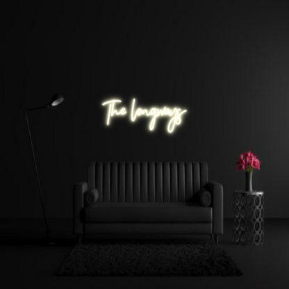 CREATE YOUR OWN WEDDING NEON SIGN The longways