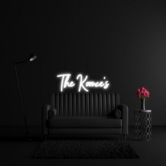 CREATE YOUR OWN WEDDING NEON SIGN The Koonce’s