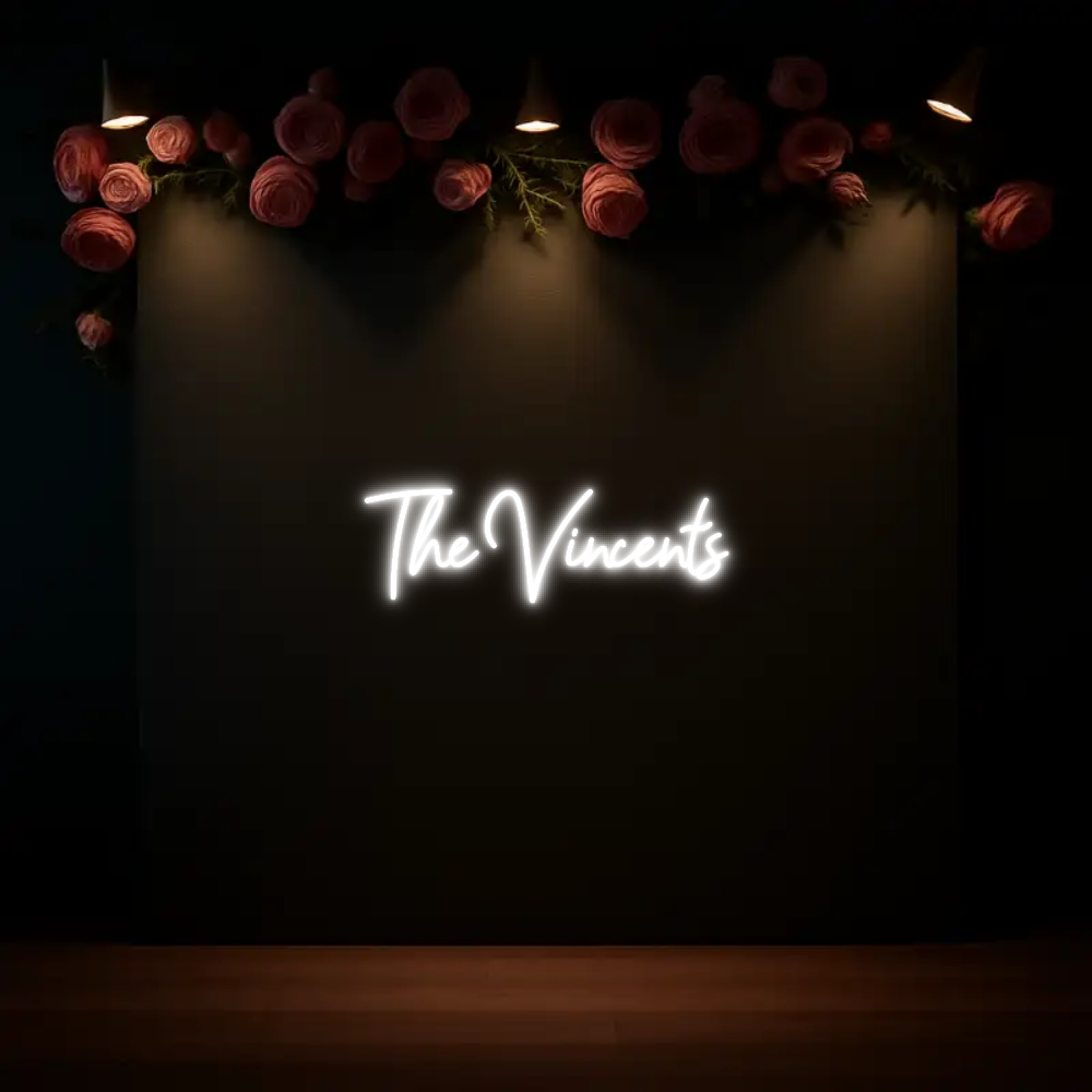CREATE YOUR OWN WEDDING NEON SIGN The Vincents