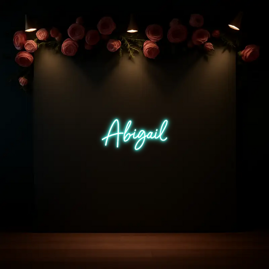 CREATE YOUR OWN WEDDING NEON SIGN Abigail