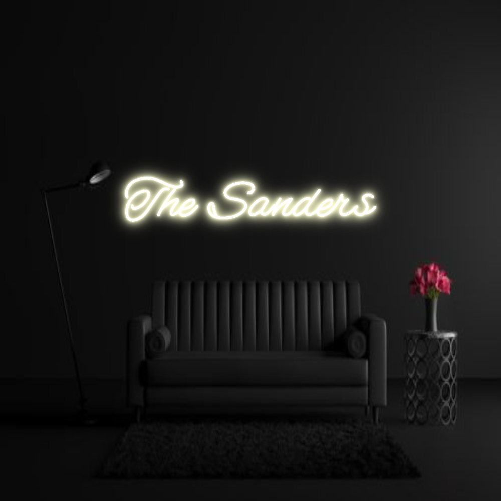 CREATE YOUR OWN WEDDING NEON SIGN The Sanders