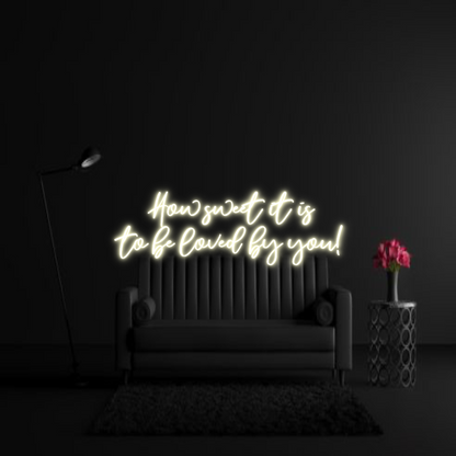 CREATE YOUR OWN WEDDING NEON SIGN How sweet it ...