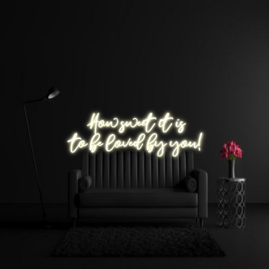 CREATE YOUR OWN WEDDING NEON SIGN How sweet it ...