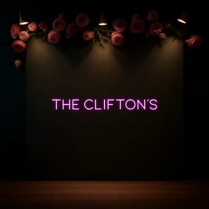 CREATE YOUR OWN WEDDING NEON SIGN The Clifton’s