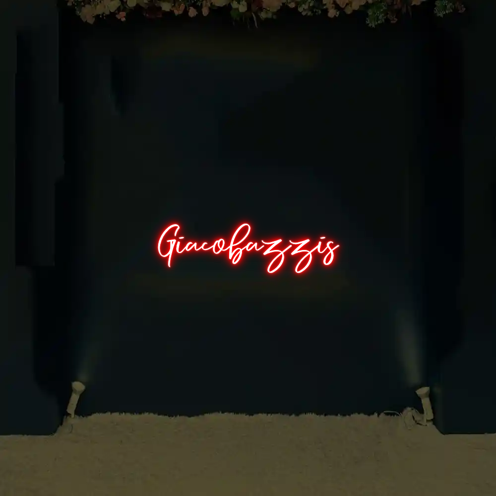 CREATE YOUR OWN WEDDING NEON SIGN Giacobazzis