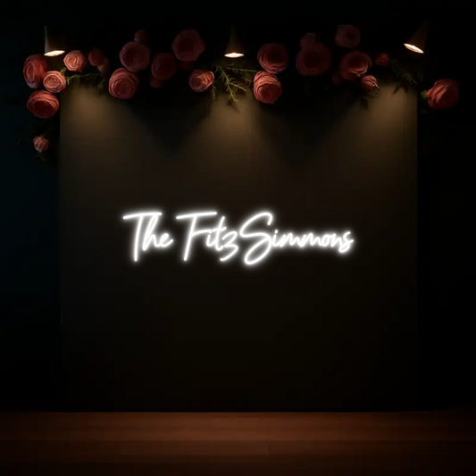 CREATE YOUR OWN WEDDING NEON SIGN The FitzSimmons