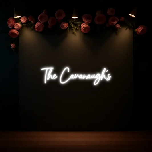 CREATE YOUR OWN WEDDING NEON SIGN The Cavanaugh's