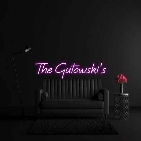 CREATE YOUR OWN WEDDING NEON SIGN The Gutowski's