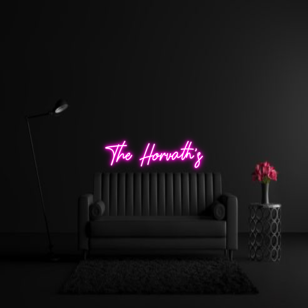 CREATE YOUR OWN WEDDING NEON SIGN The Horvath’s