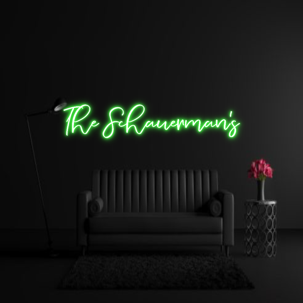 CREATE YOUR OWN WEDDING NEON SIGN The Schauerma...