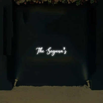 CREATE YOUR OWN WEDDING NEON SIGN The Segura’s