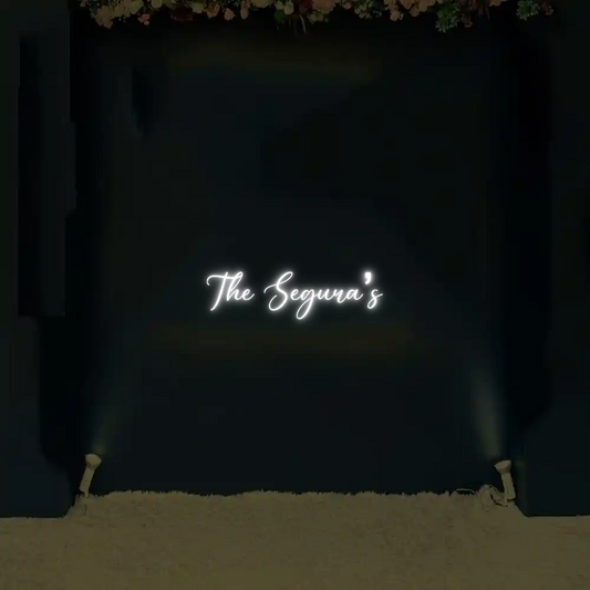 CREATE YOUR OWN WEDDING NEON SIGN The Segura’s