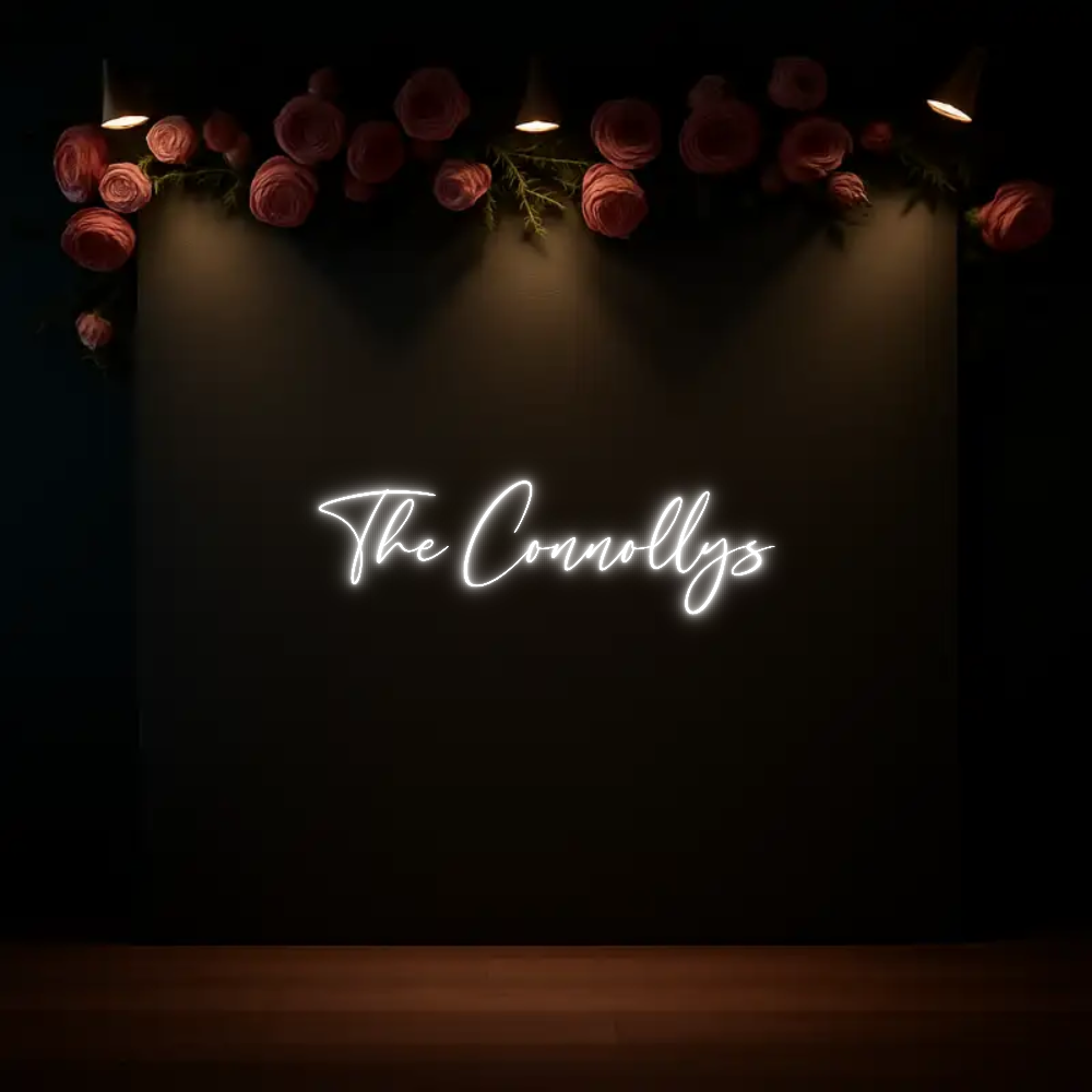 CREATE YOUR OWN WEDDING NEON SIGN The Connollys