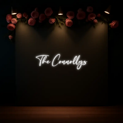 CREATE YOUR OWN WEDDING NEON SIGN The Connollys