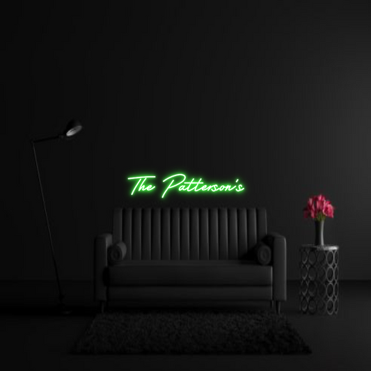 CREATE YOUR OWN WEDDING NEON SIGN The Patterson’s