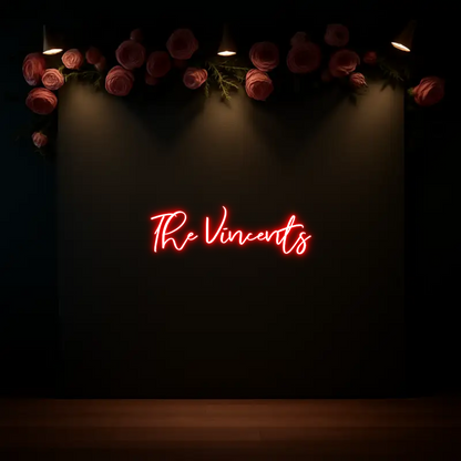 CREATE YOUR OWN WEDDING NEON SIGN The Vincents