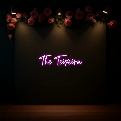 CREATE YOUR OWN WEDDING NEON SIGN The Teixeira