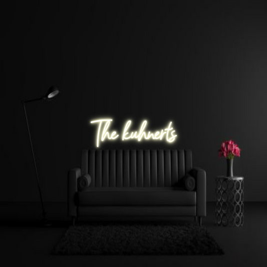 CREATE YOUR OWN WEDDING NEON SIGN The kuhnerts