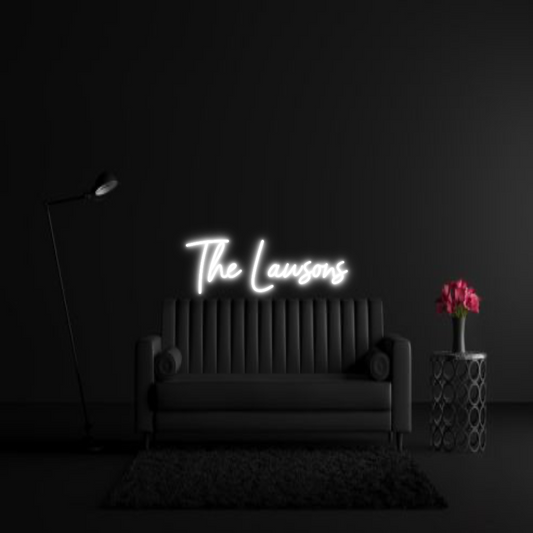 CREATE YOUR OWN WEDDING NEON SIGN The Lawsons