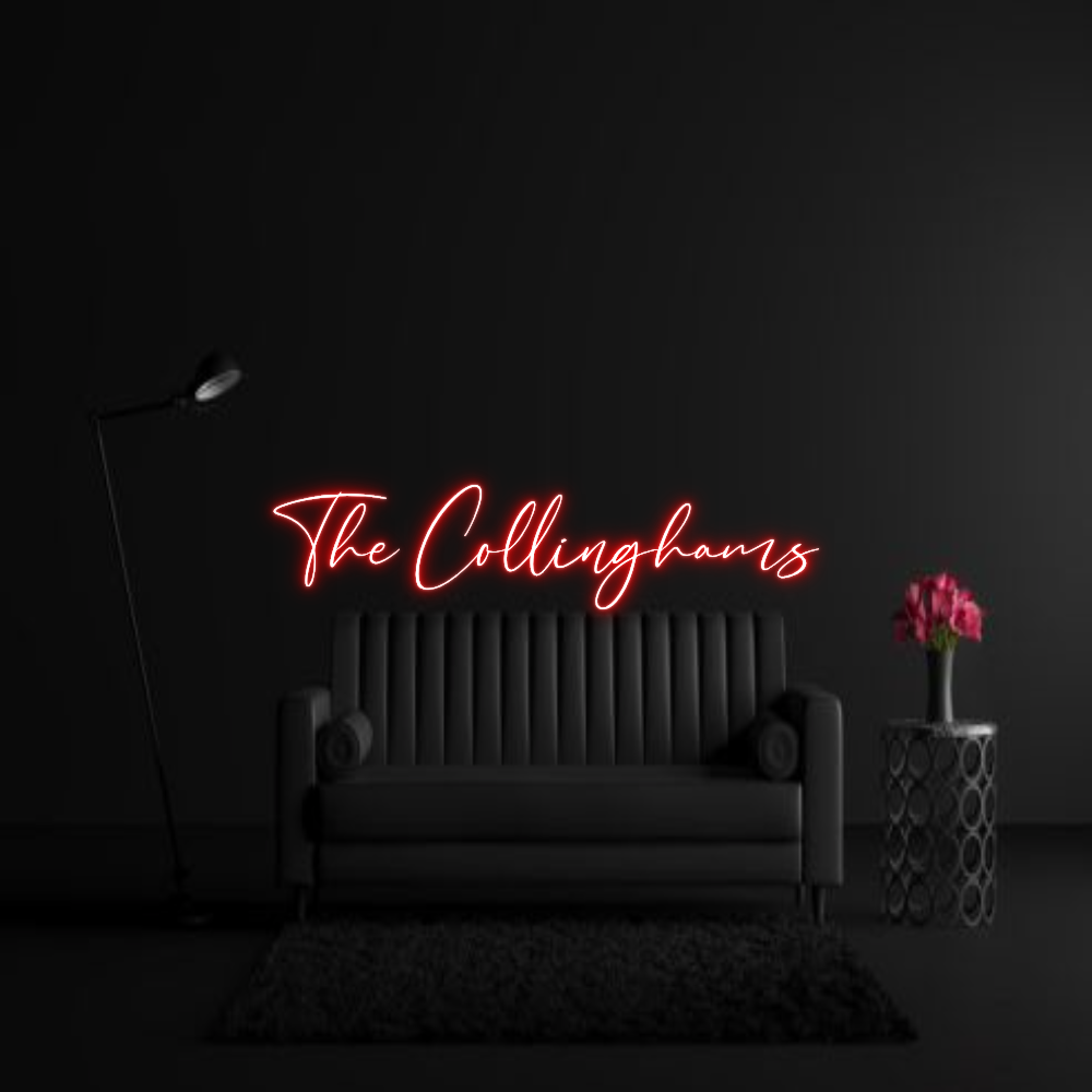 CREATE YOUR OWN WEDDING NEON SIGN The Collinghams