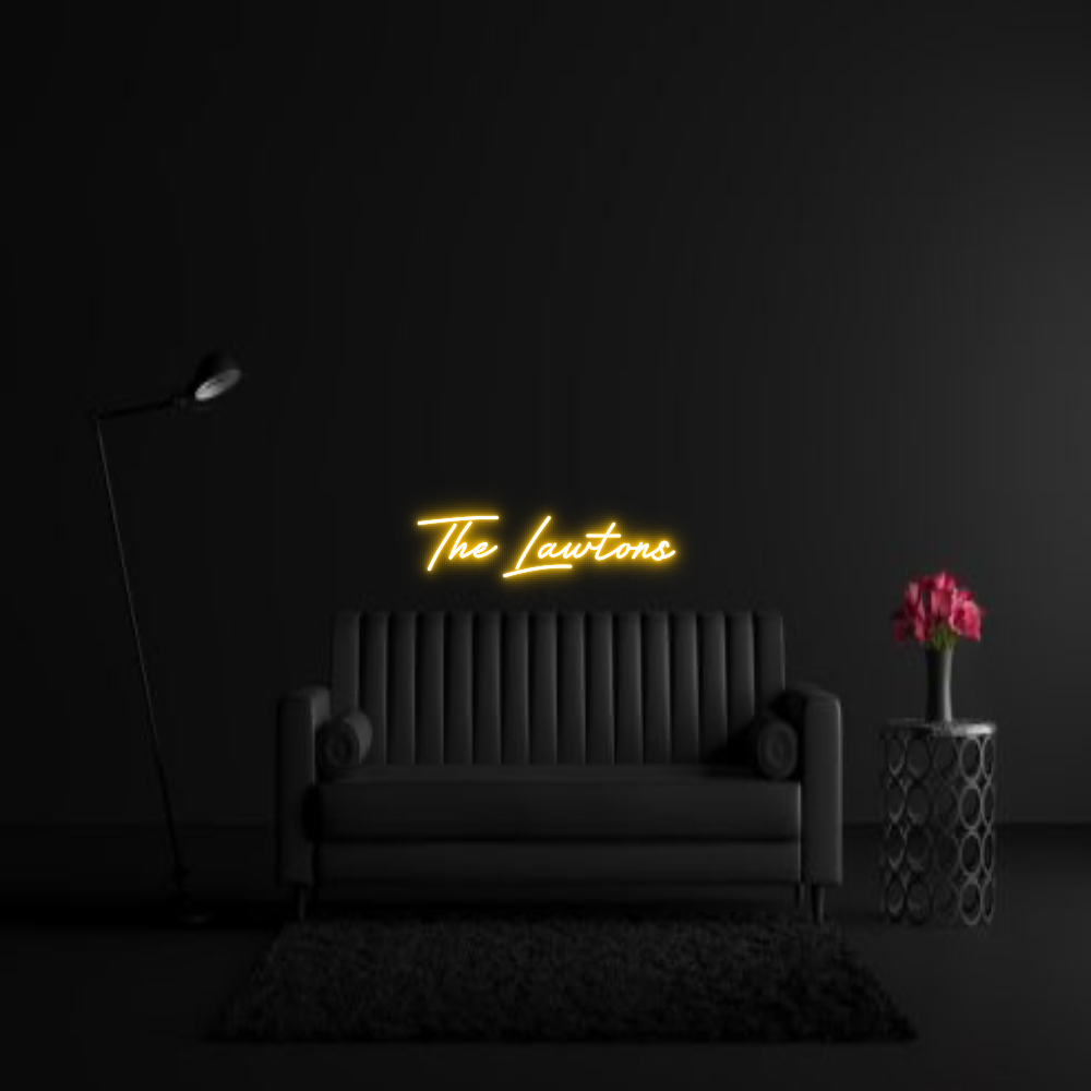 CREATE YOUR OWN WEDDING NEON SIGN The Lawtons