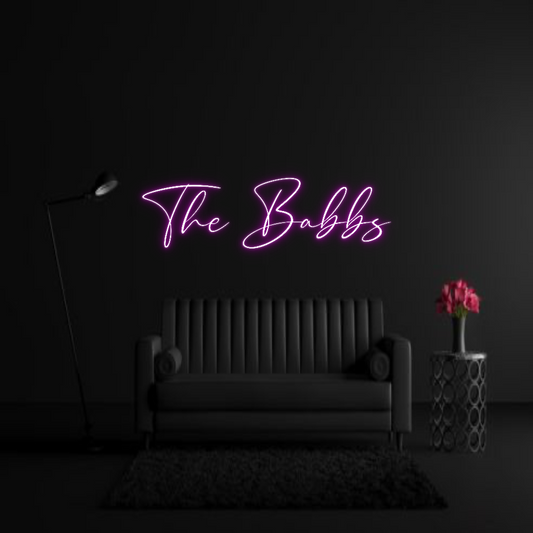 CREATE YOUR OWN WEDDING NEON SIGN The Babbs