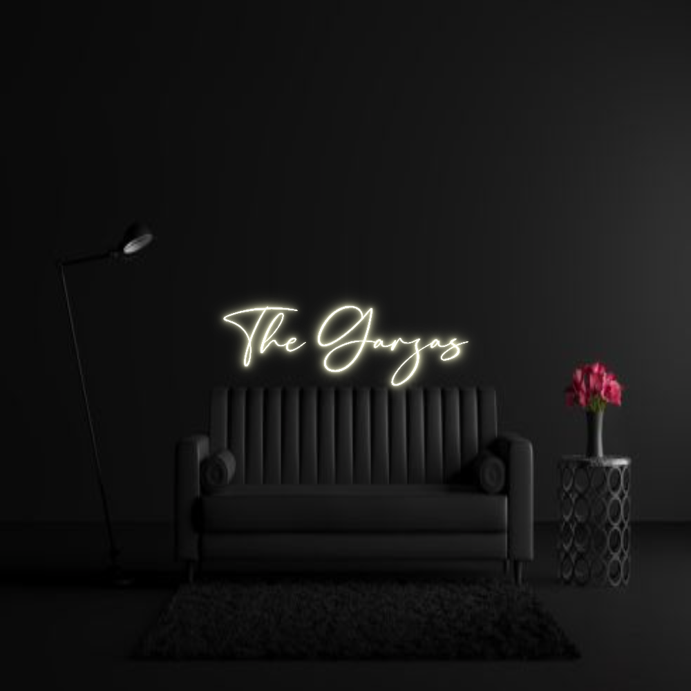 CREATE YOUR OWN WEDDING NEON SIGN The Garzas