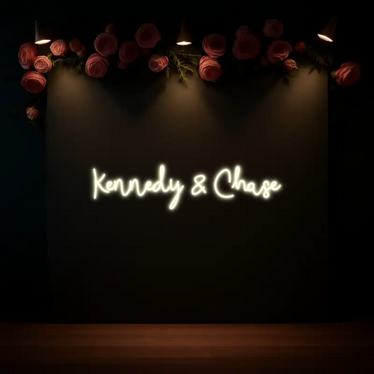 CREATE YOUR OWN WEDDING NEON SIGN Kennedy & Cha...