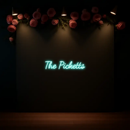 CREATE YOUR OWN WEDDING NEON SIGN The Picketts