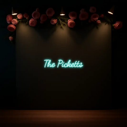 CREATE YOUR OWN WEDDING NEON SIGN The Picketts